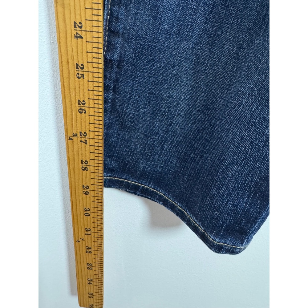 Classic Lucky Brand Womens 14W Skinny Jeans‎ Dark Indigo Mid Rise Stretch Denim - Picture 6 of 11